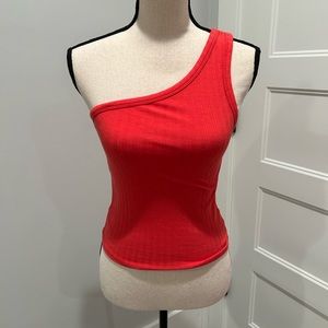 american eagle one shoulder top